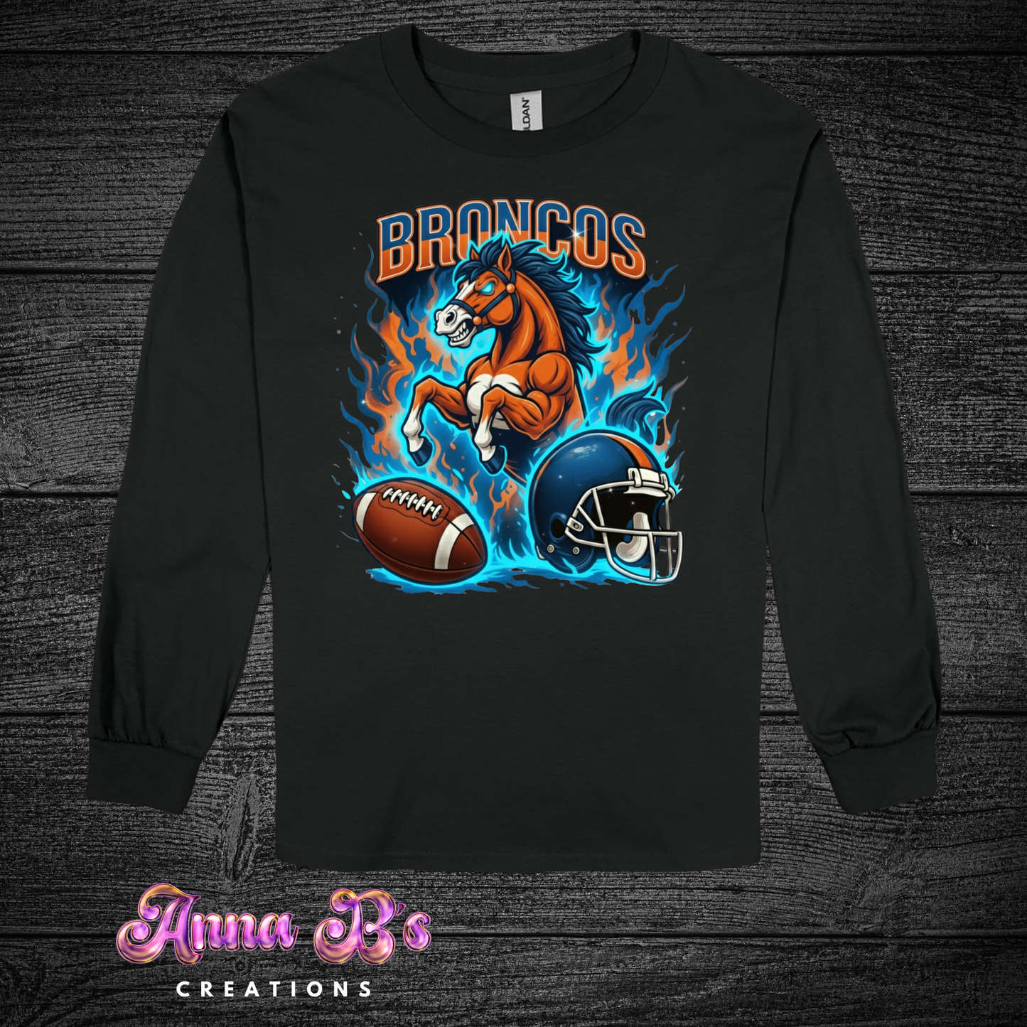 Denver Broncos Fiery