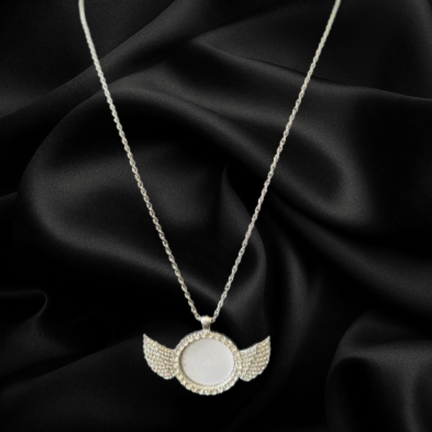 Angel Wing Photo Necklace