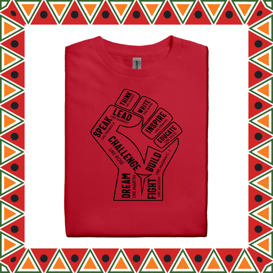Black History Fist (Adults 2X-5X)