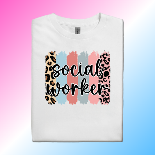 Multi-Color Cheetah Social Worker