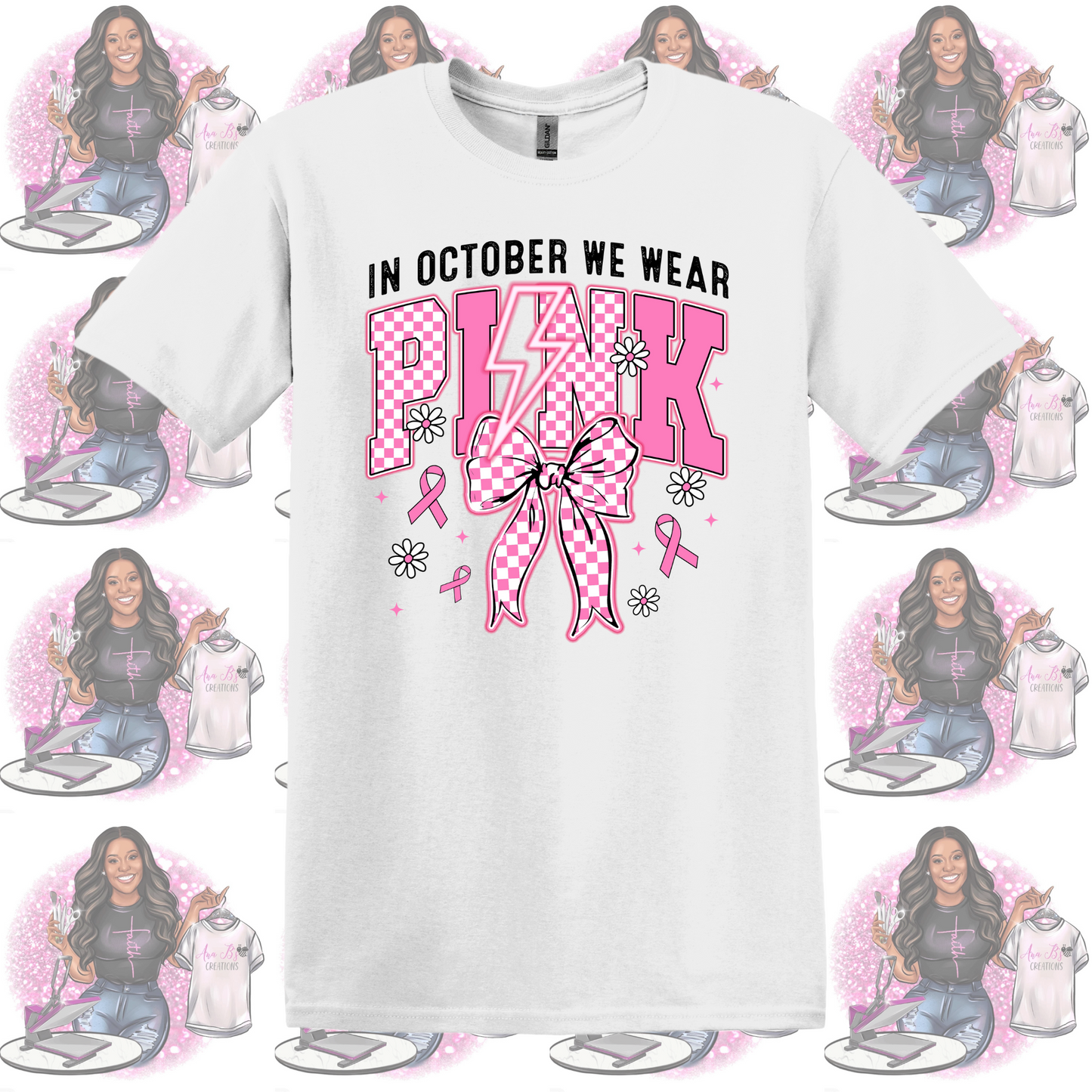 In October We Wear Pink- Breast Cancer