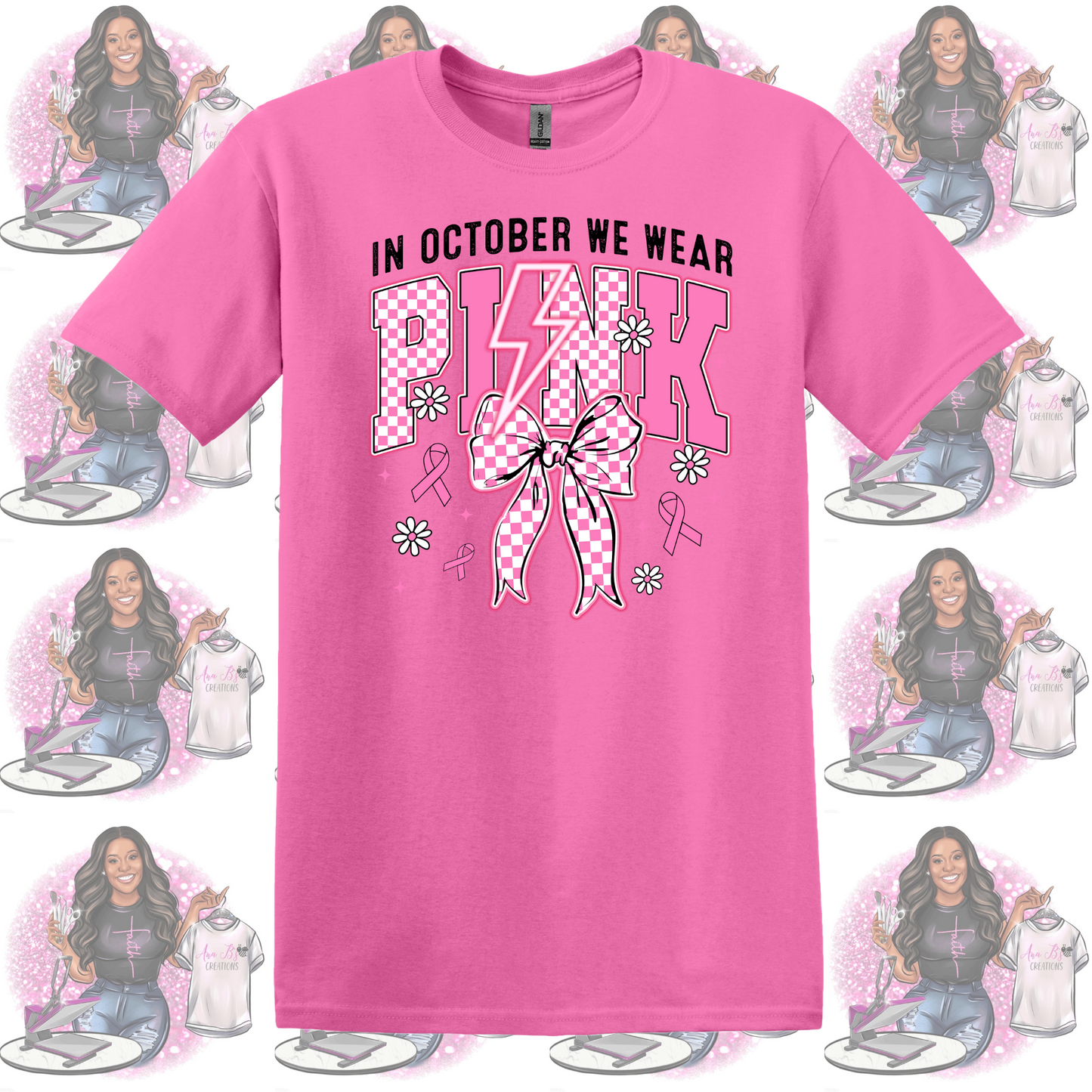 In October We Wear Pink- Breast Cancer
