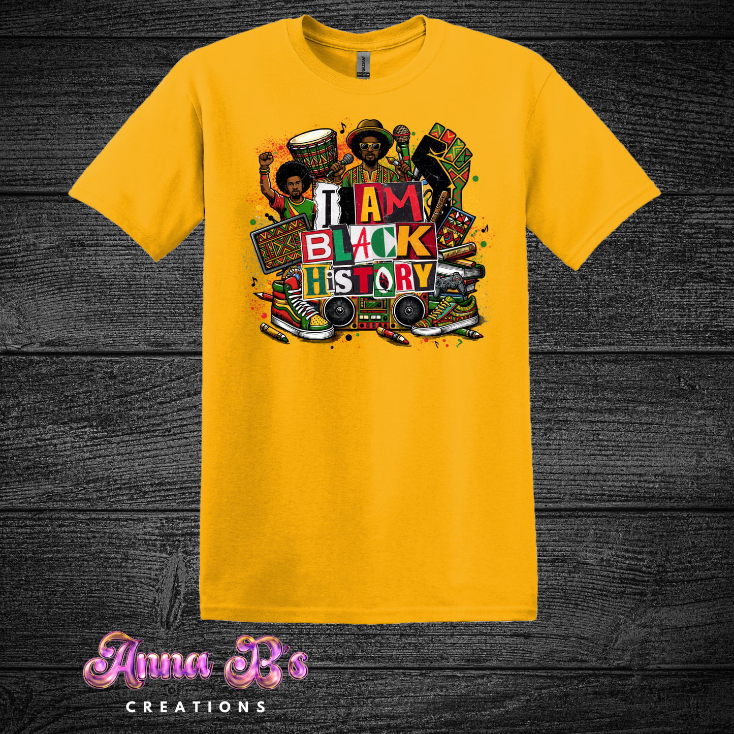 I Am Black History Male