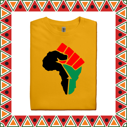 Black History Africa Fist