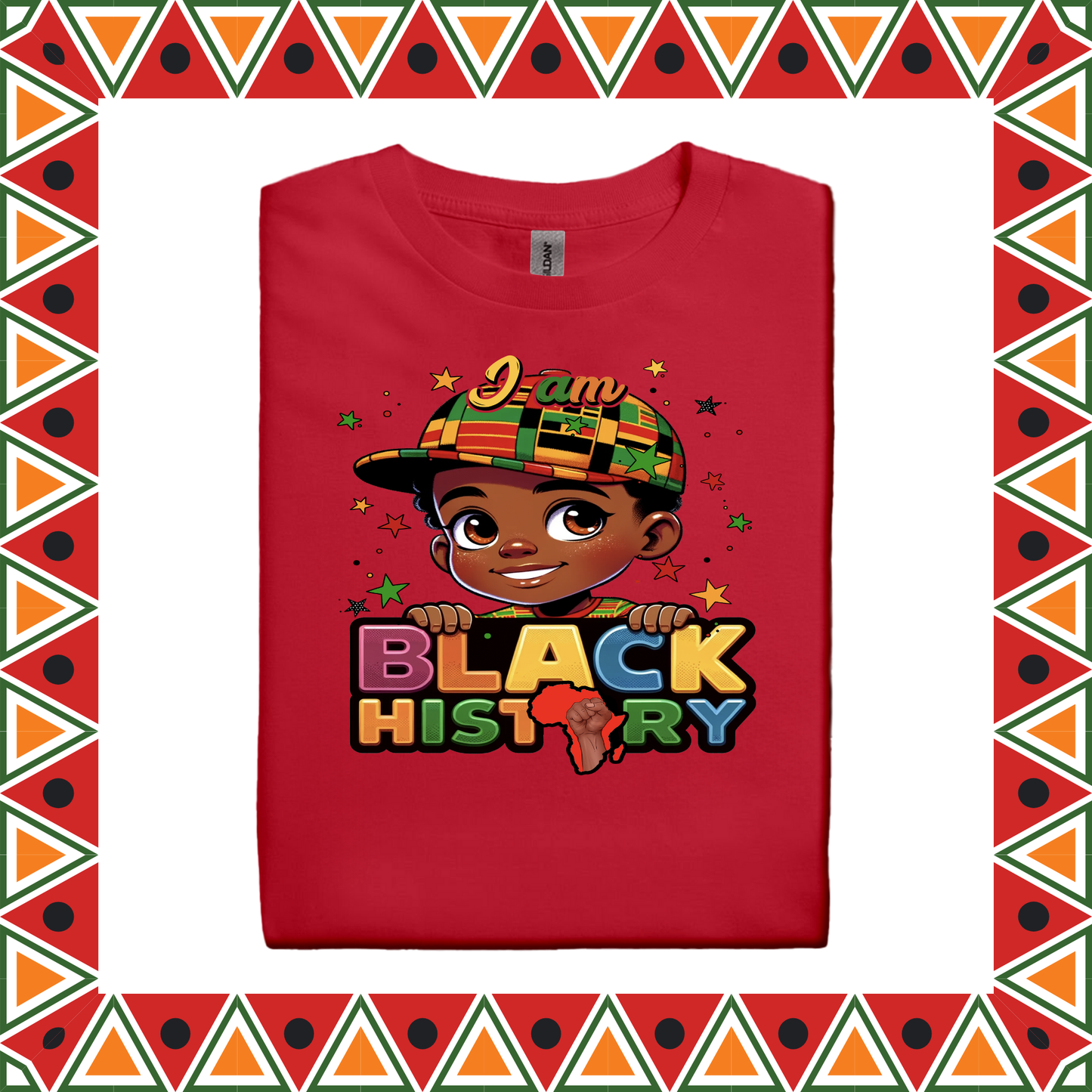 Male I am Black History (Adults S-XL)