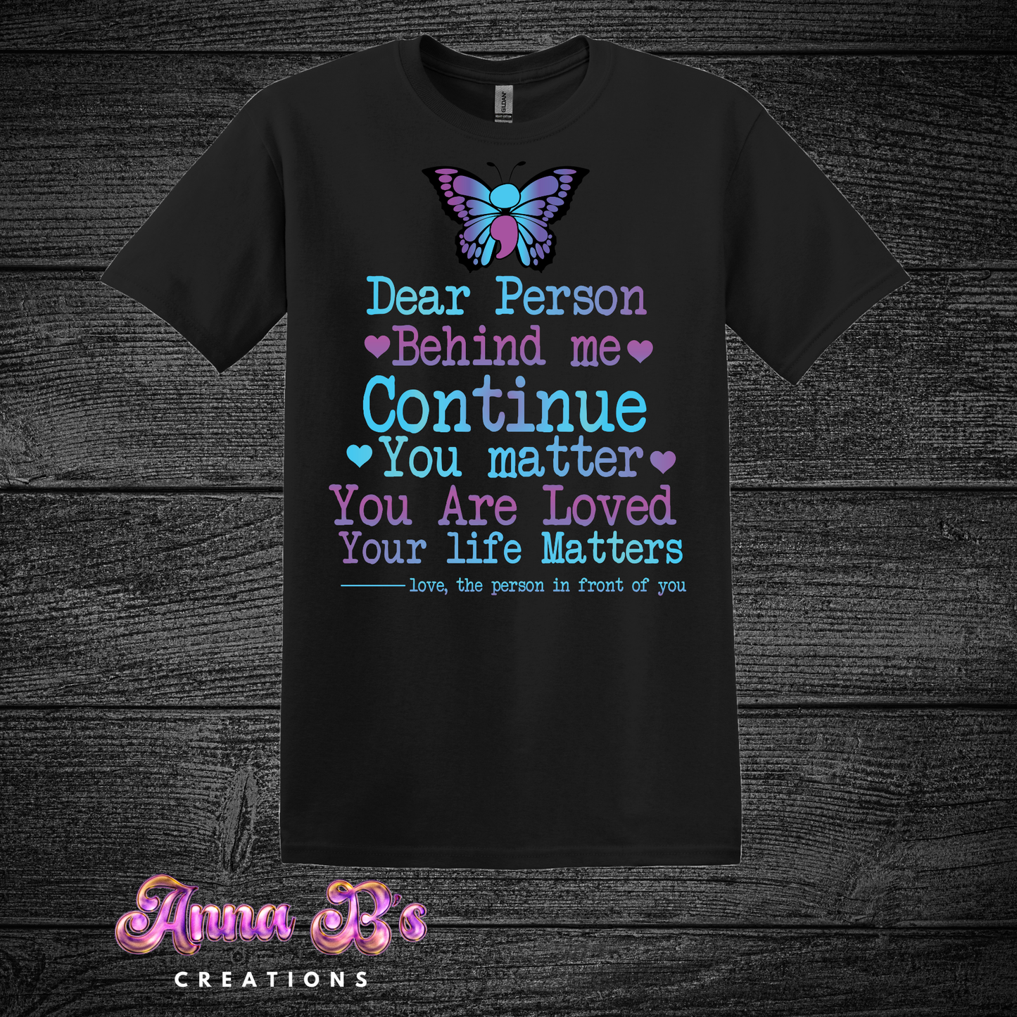 Dear Person Behind Me, Continue