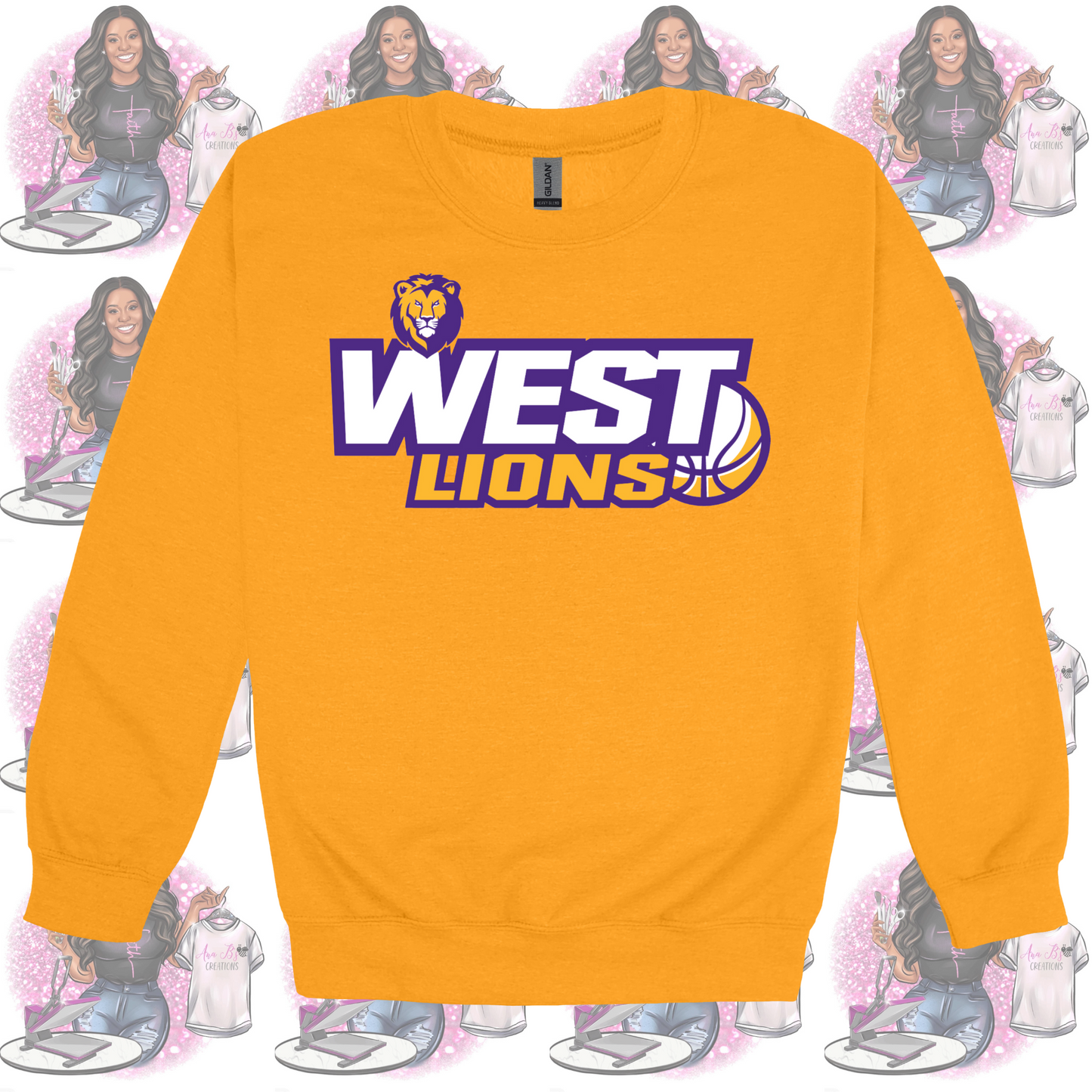 WJHS Lions- Basketball Sweatshirts