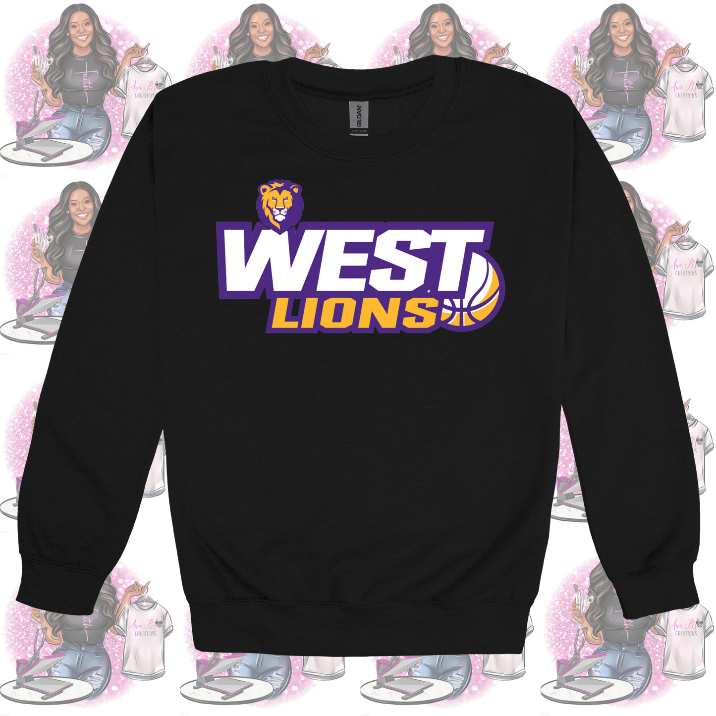 WJHS Lions- Basketball Sweatshirts