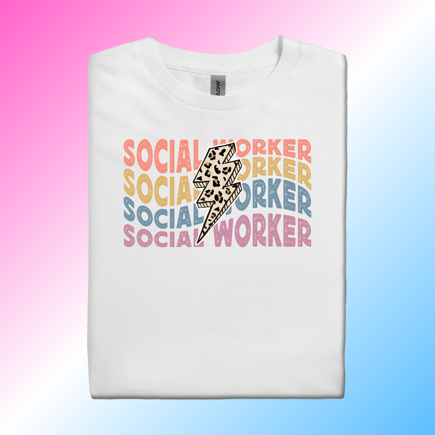 Multi-Color Thunder Social Worker