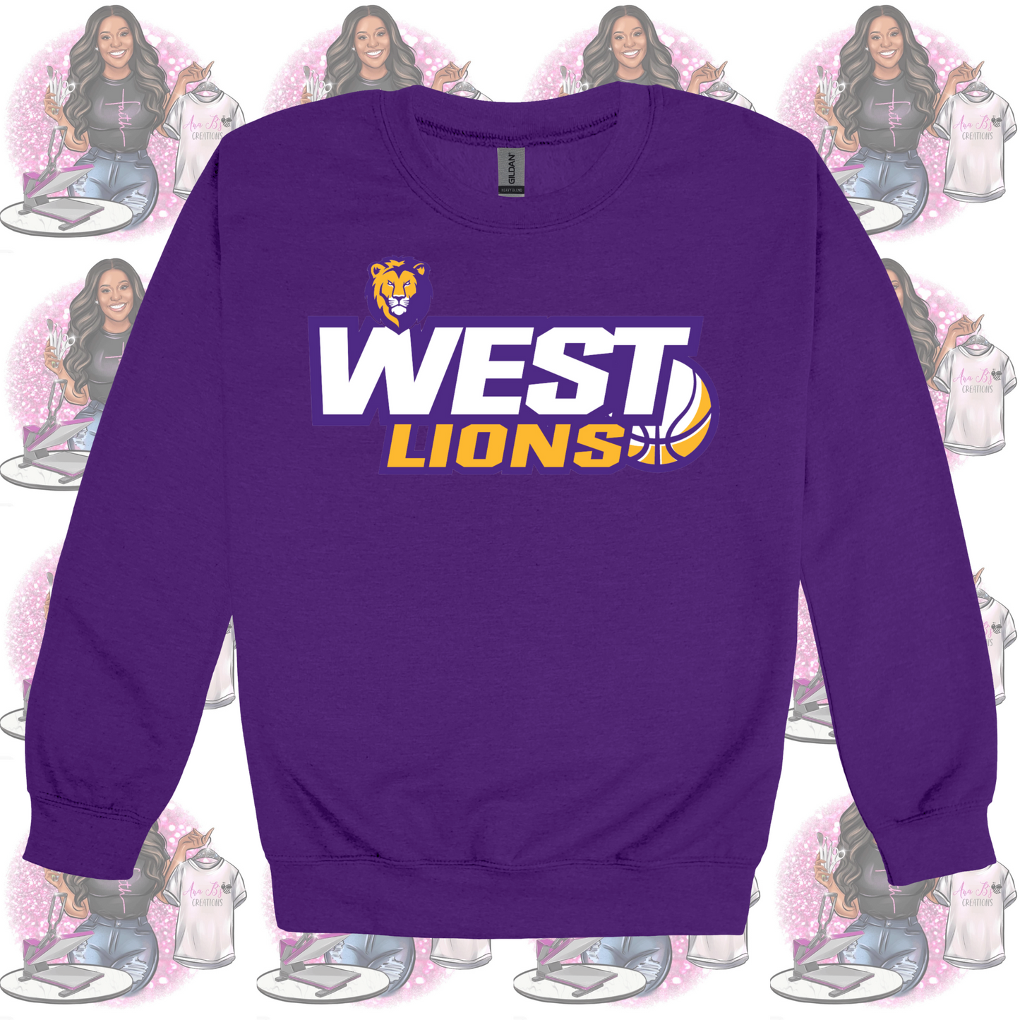 WJHS Lions- Basketball Sweatshirts
