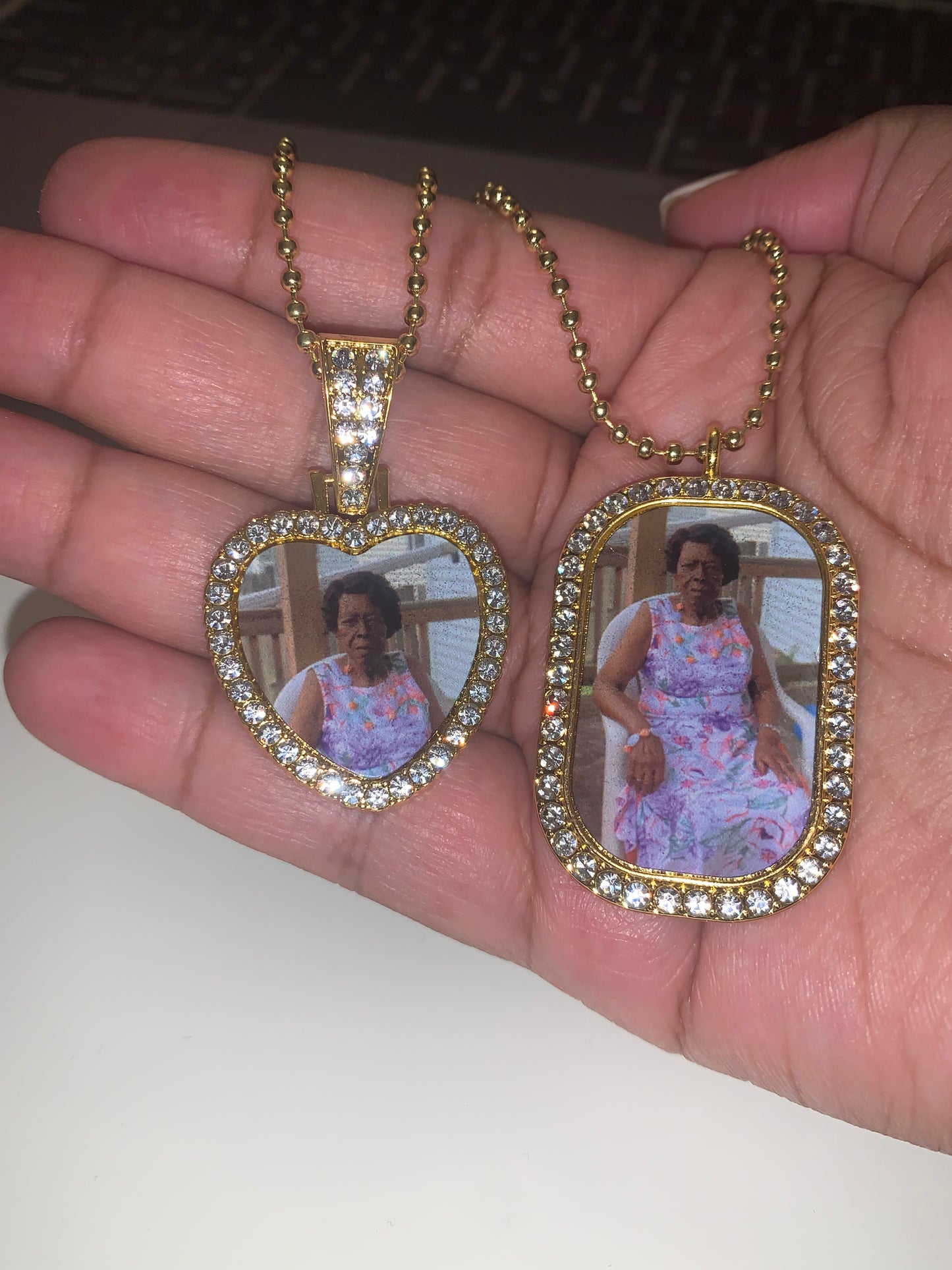 Heart Photo Necklaces