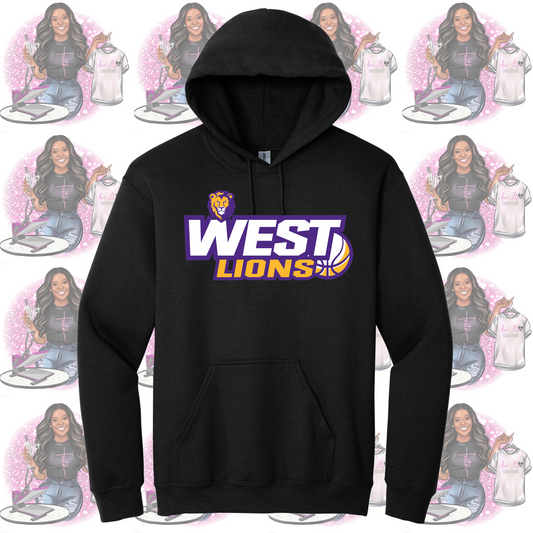 WJHS Lions- Basketball Hoodies