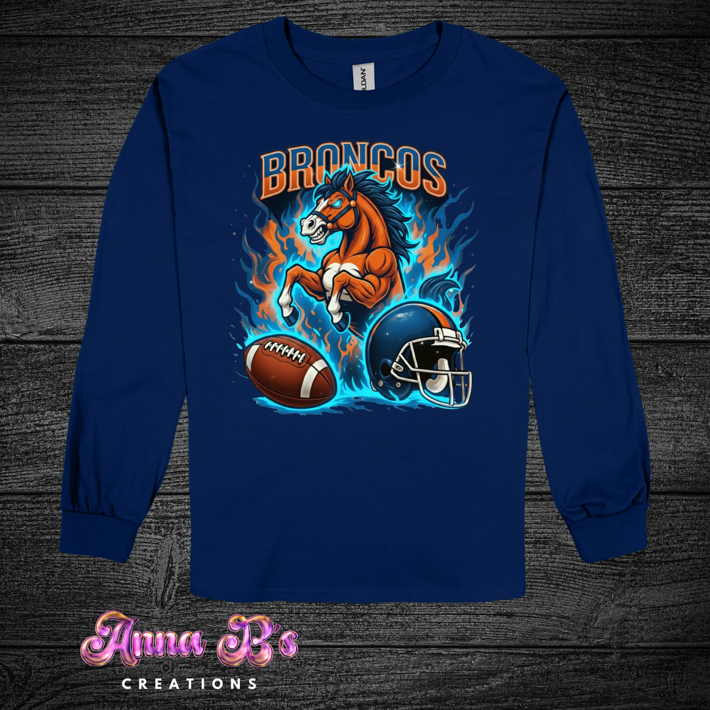 Denver Broncos Fiery