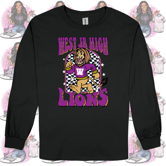 West Jr High Lions Long Sleeve Shirt