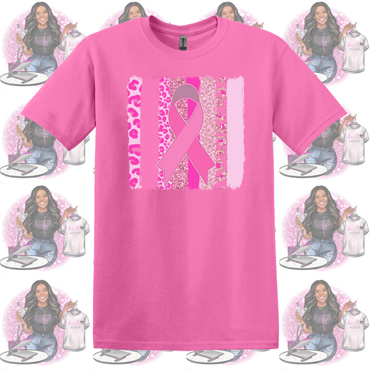 Cheetah Breast Cancer Ribbon