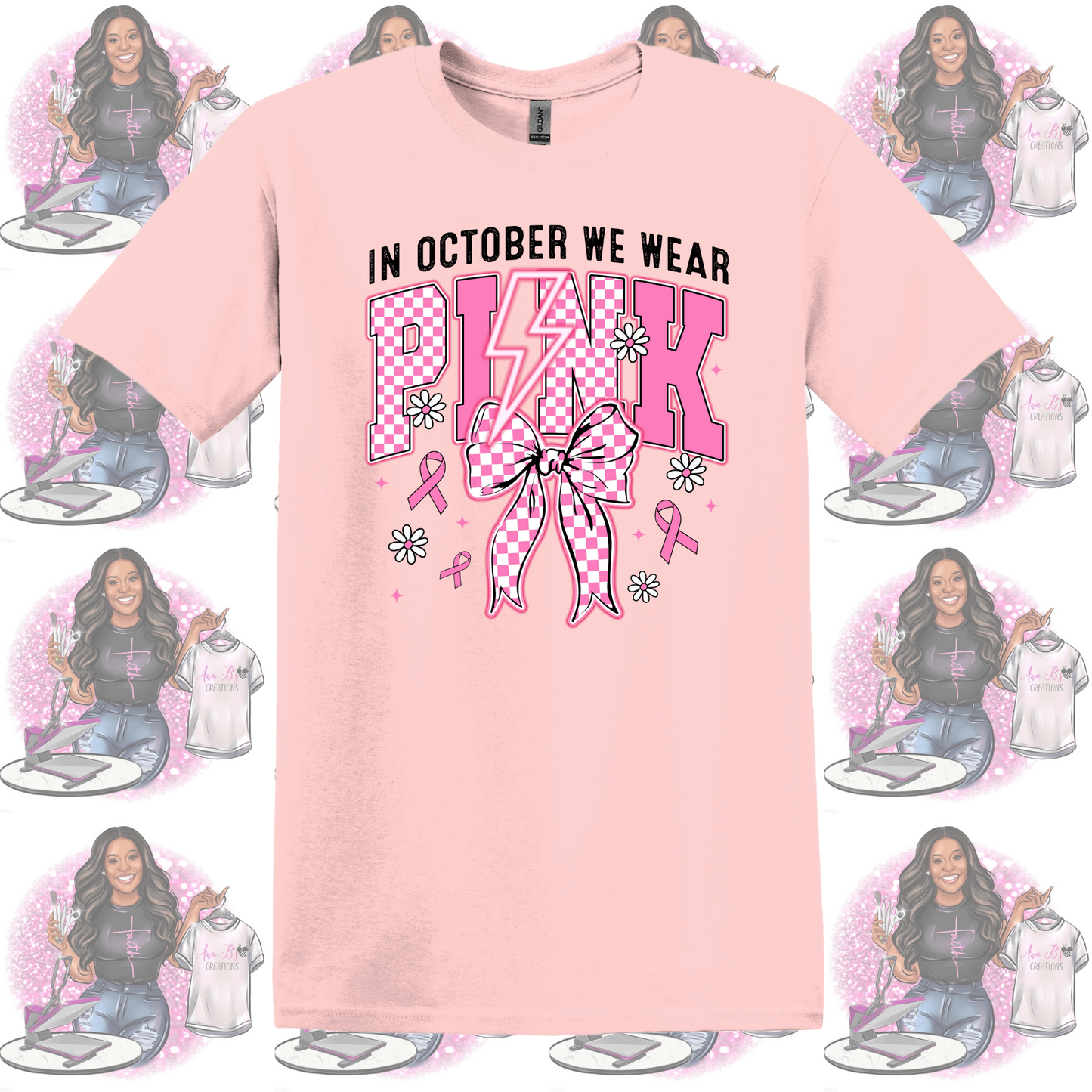 In October We Wear Pink- Breast Cancer