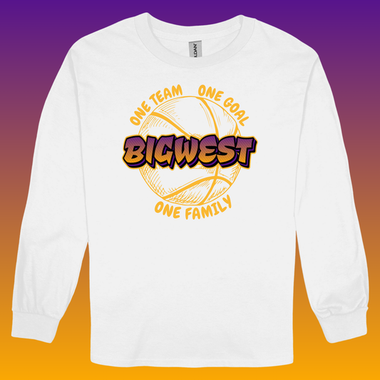 Big West (Gold Writing)- Long Sleeve Shirt
