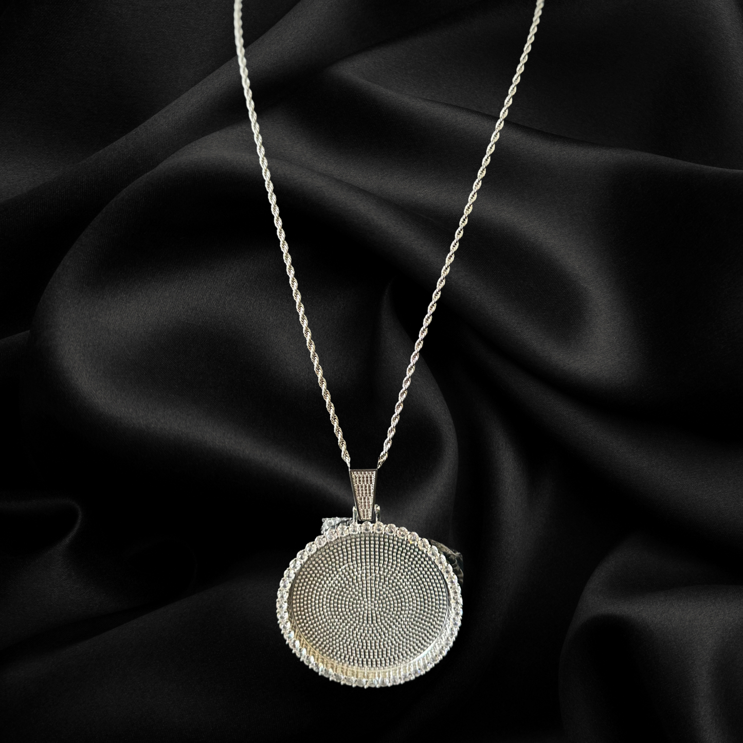 Large Hip-Hop Photo Necklace