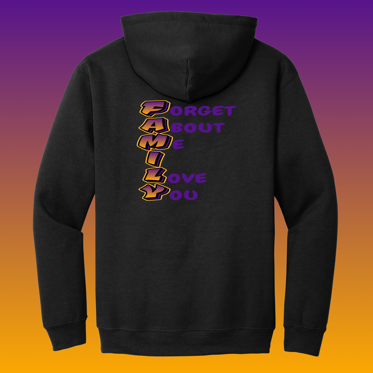 Big West (Purple Writing)- Basketball Hoodies