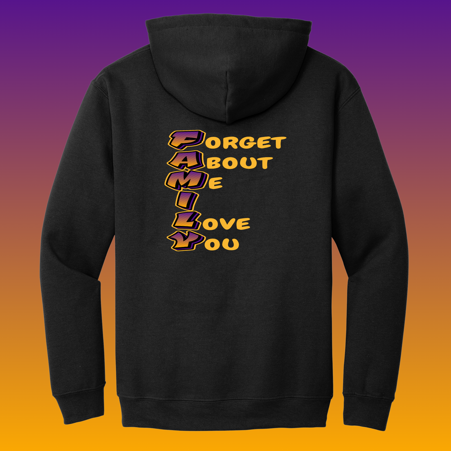 Big West (Gold Writing)- Basketball Hoodies