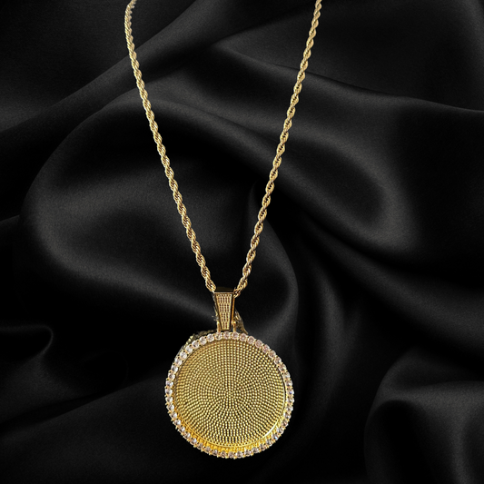 Large Hip-Hop Photo Necklace