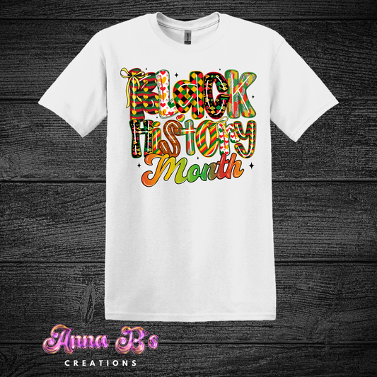 Black History Month- Patterned Letters