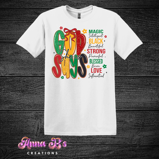 Black History- God Says I Am