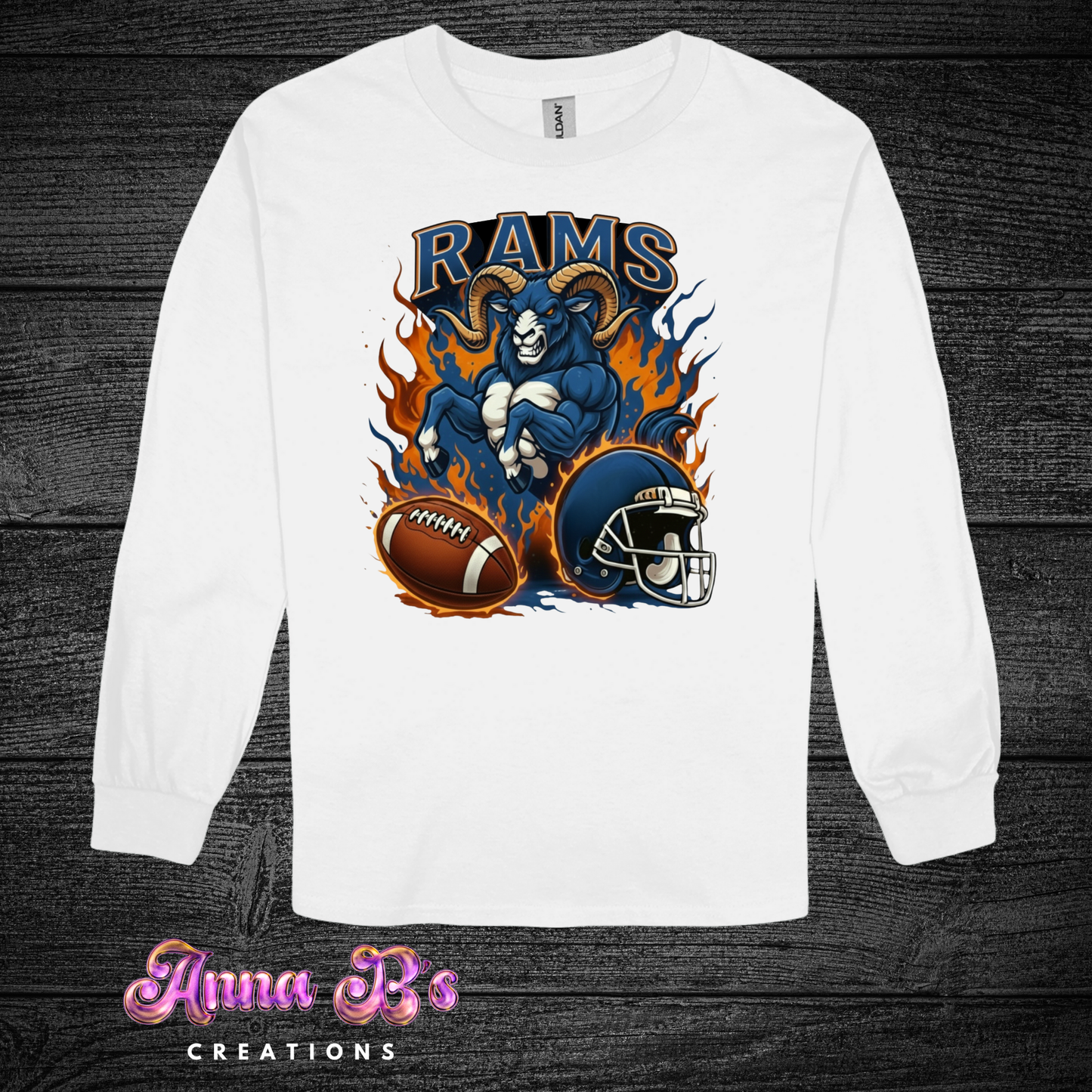 Los Angeles Rams Fiery