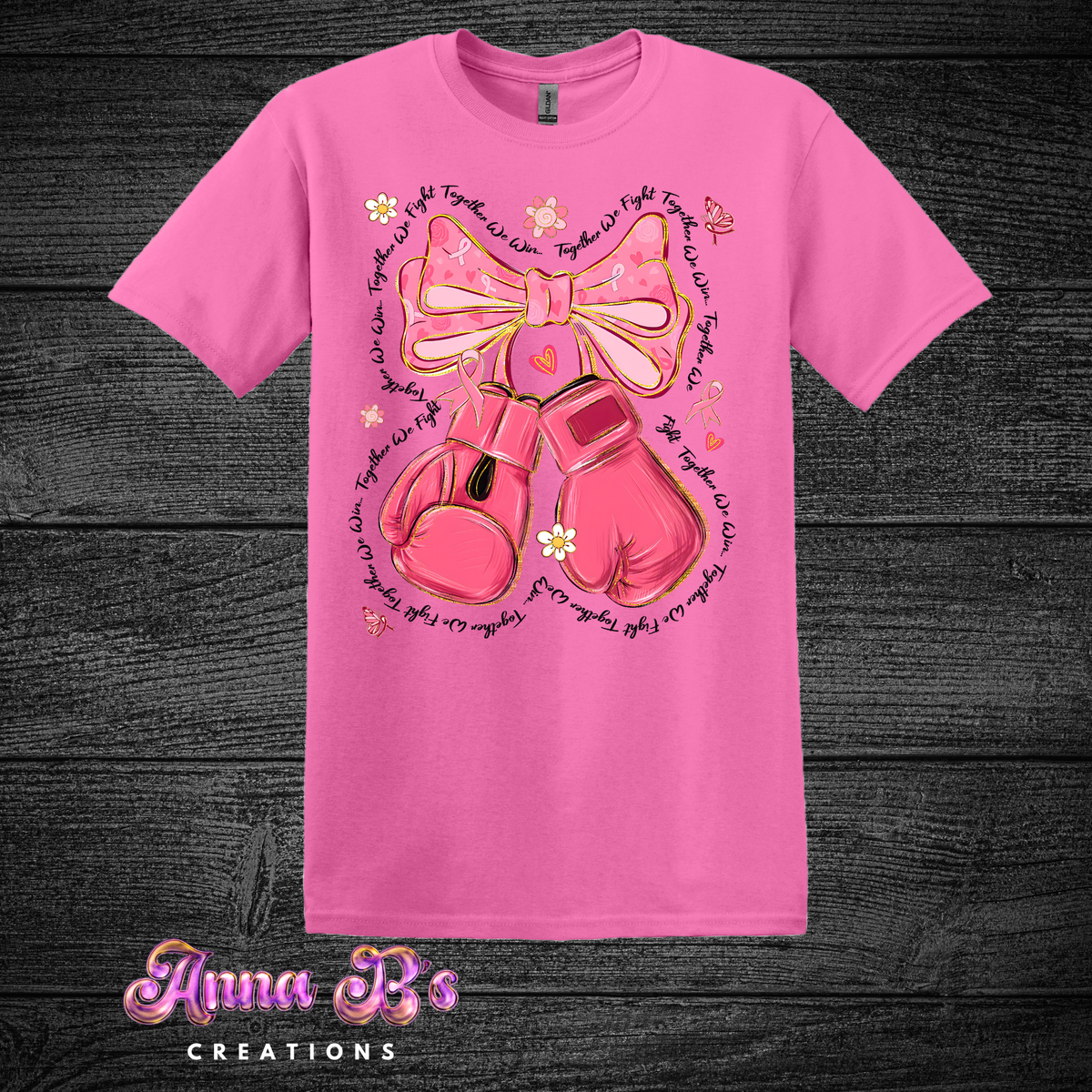Bow & Gloves- Breast Cancer