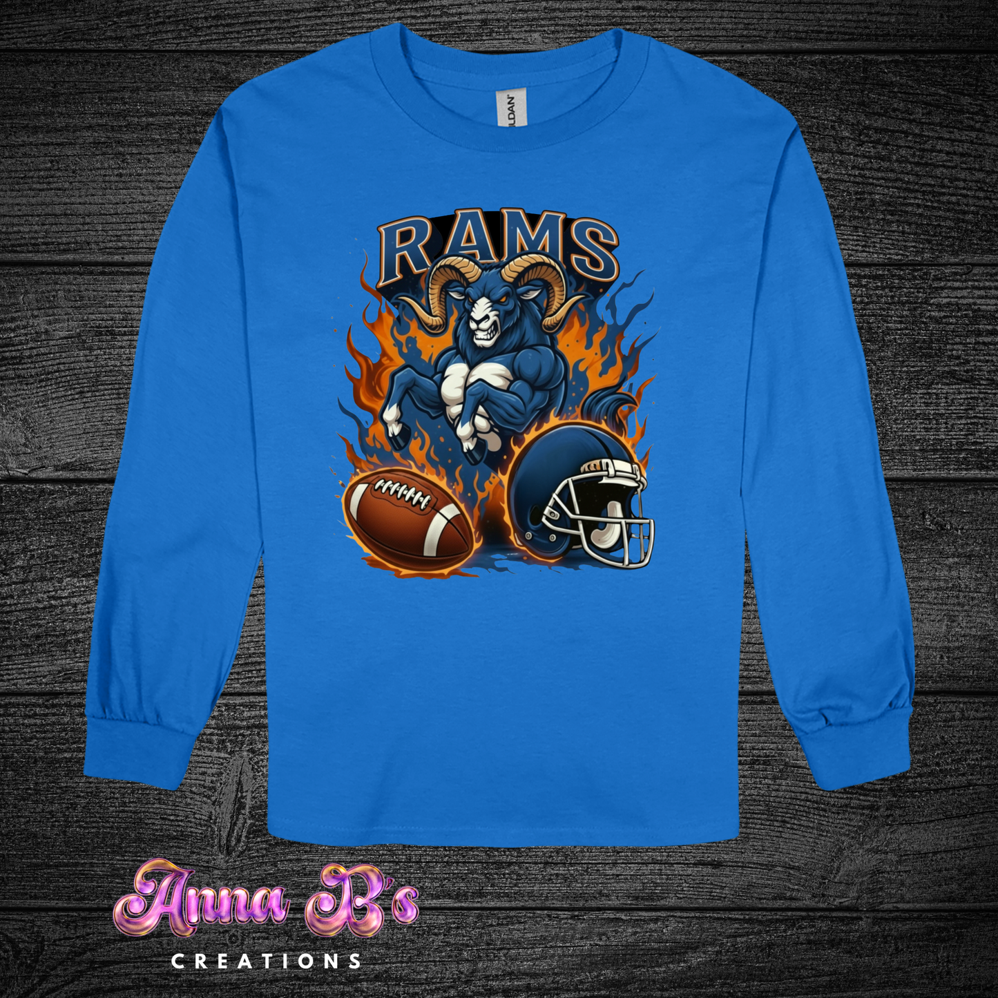 Los Angeles Rams Fiery