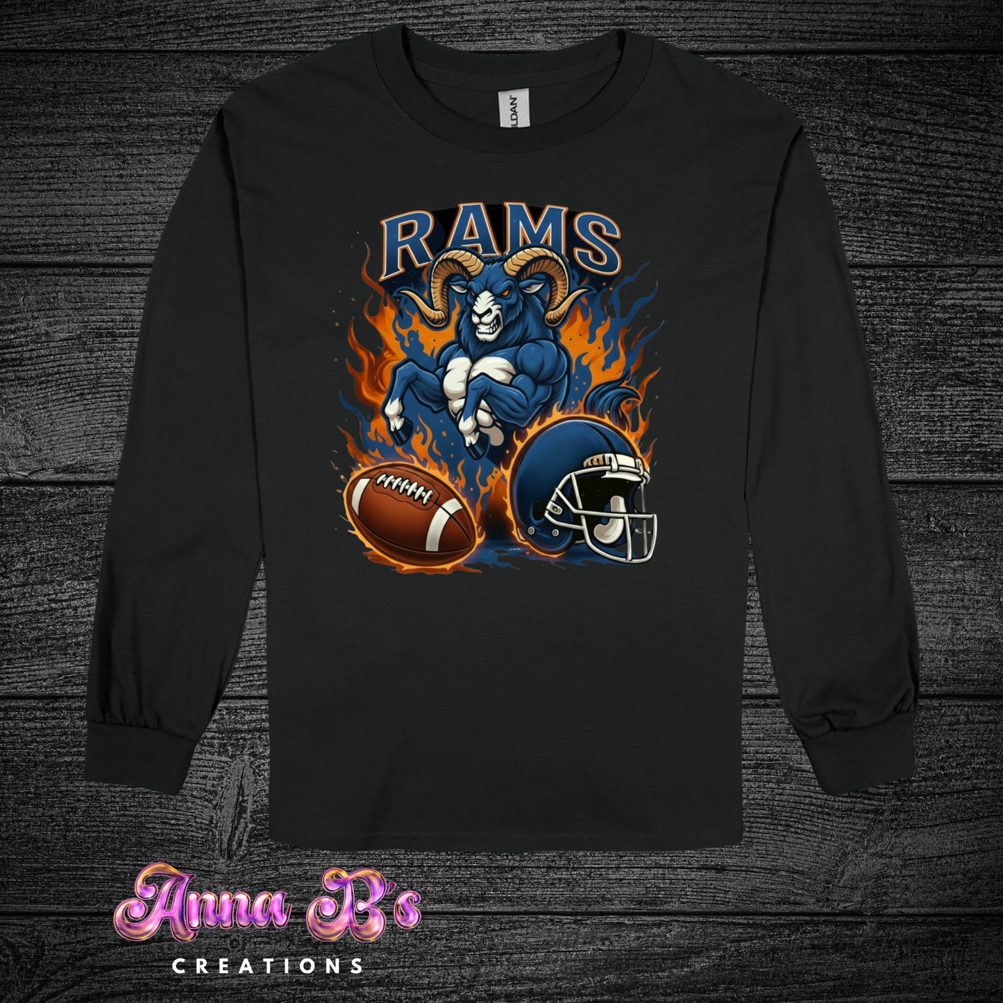 Los Angeles Rams Fiery