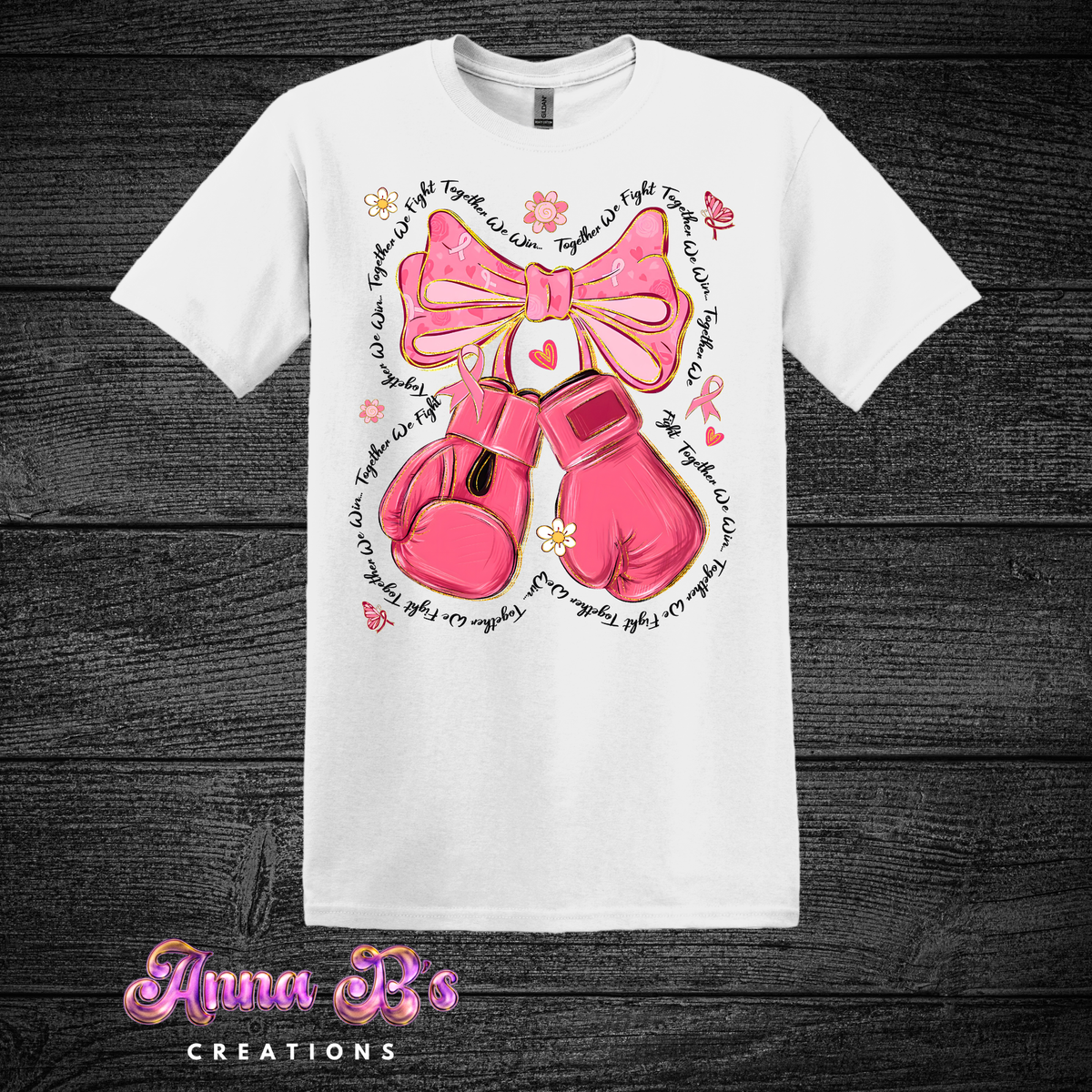Bow & Gloves- Breast Cancer