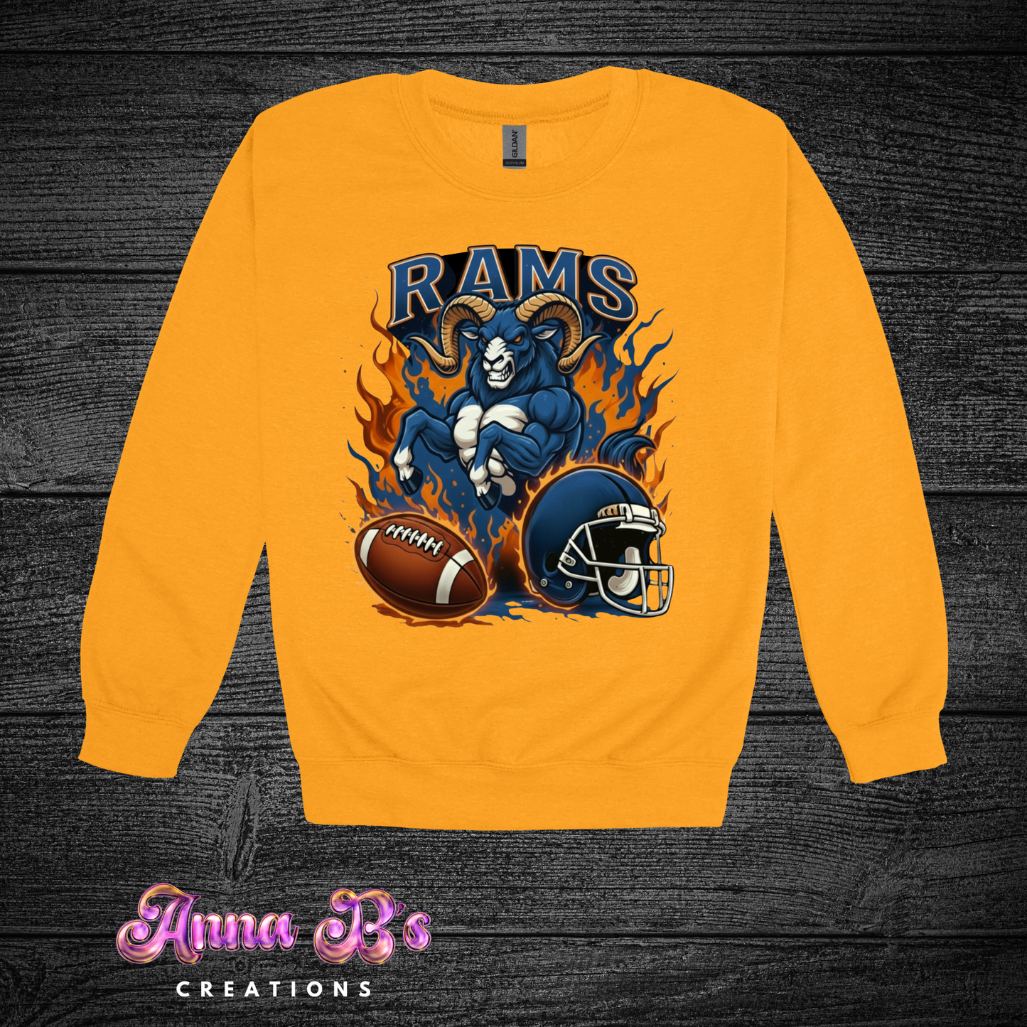 Los Angeles Rams Fiery