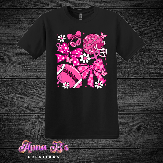 Breast Cancer Football Theme