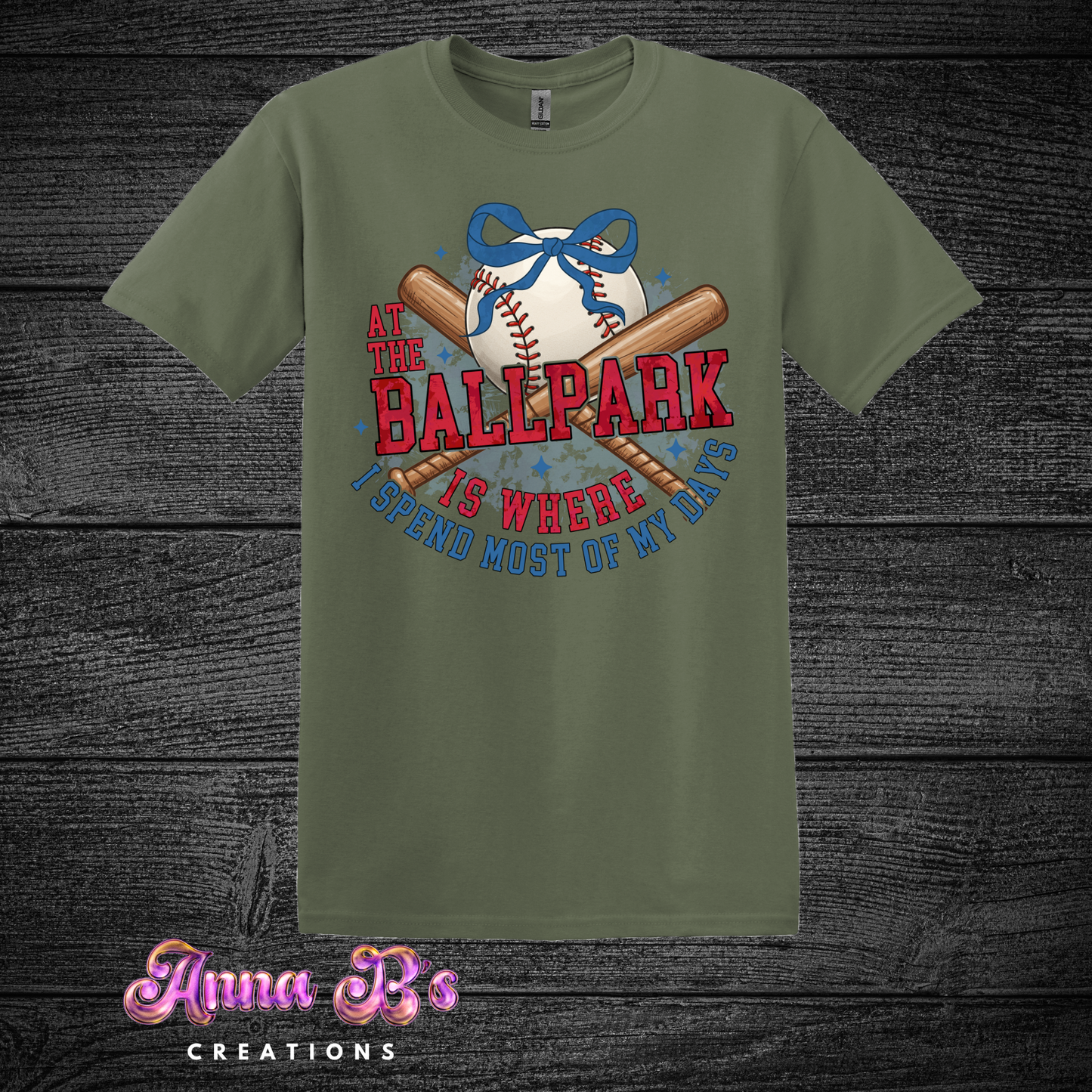 At the BallPark- Baseball Tee