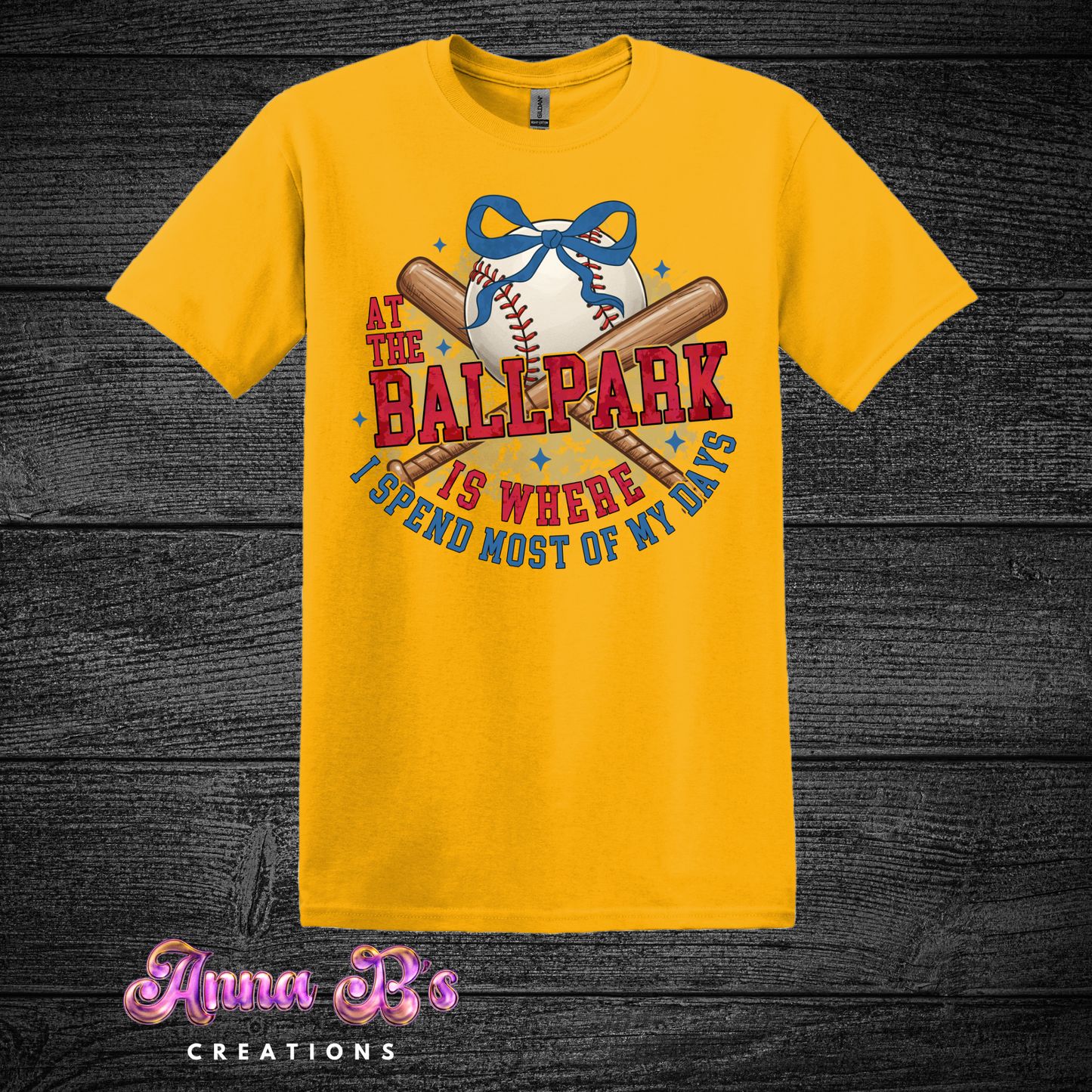 At the BallPark- Baseball Tee