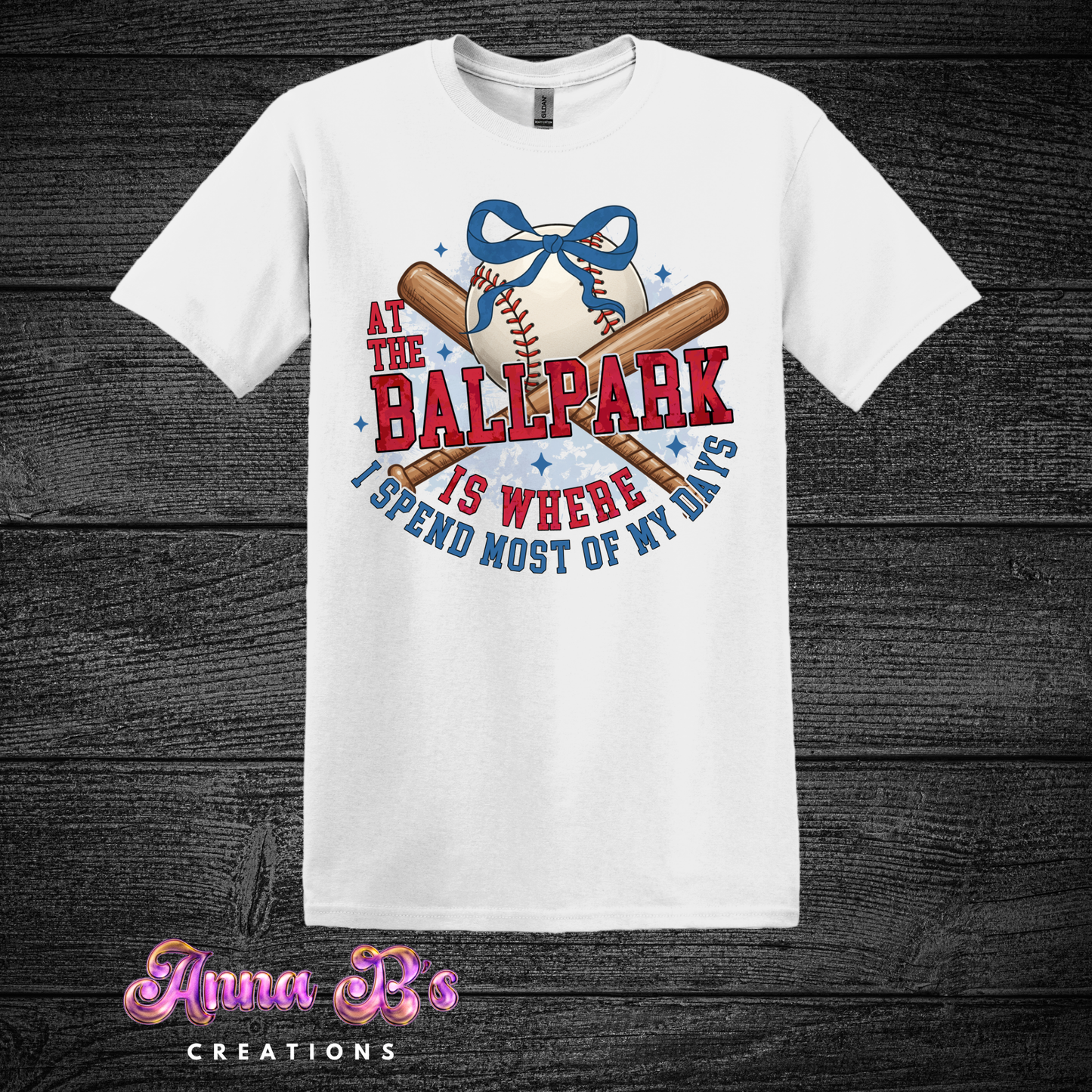 At the BallPark- Baseball Tee