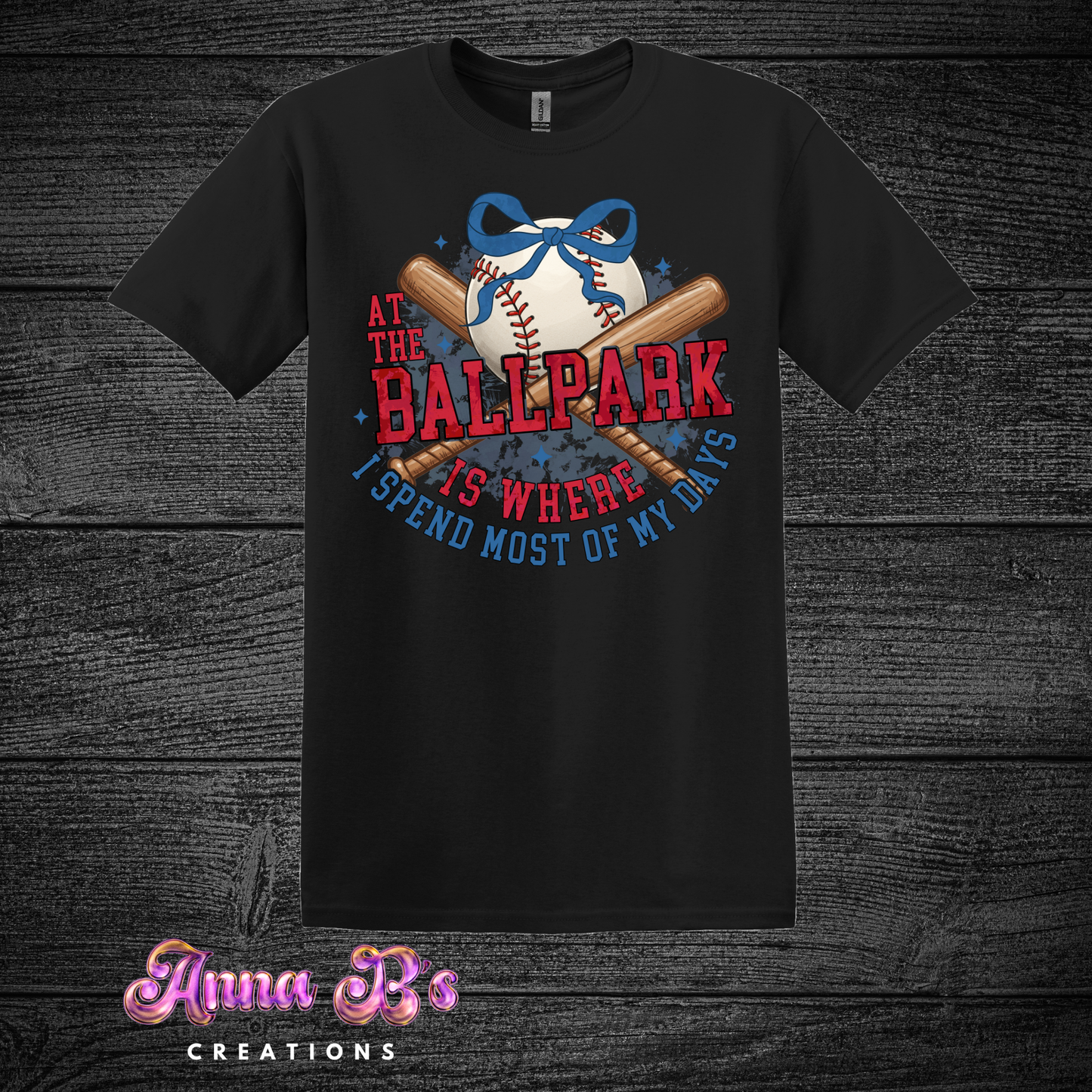 At the BallPark- Baseball Tee