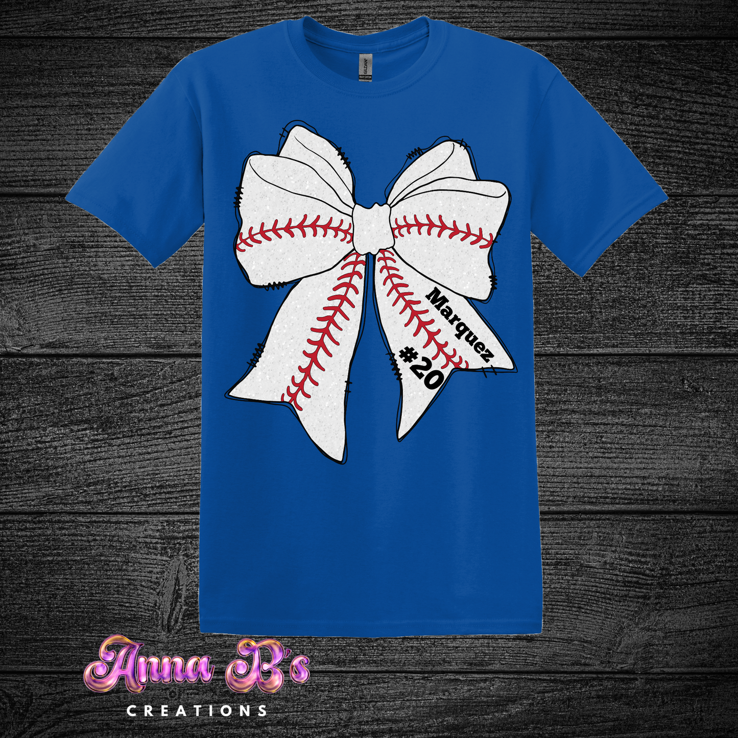 Baseball Bow Tee