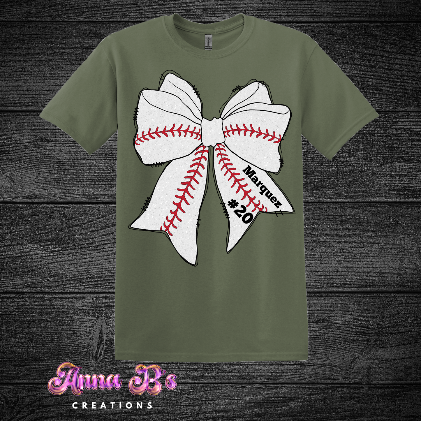 Baseball Bow Tee