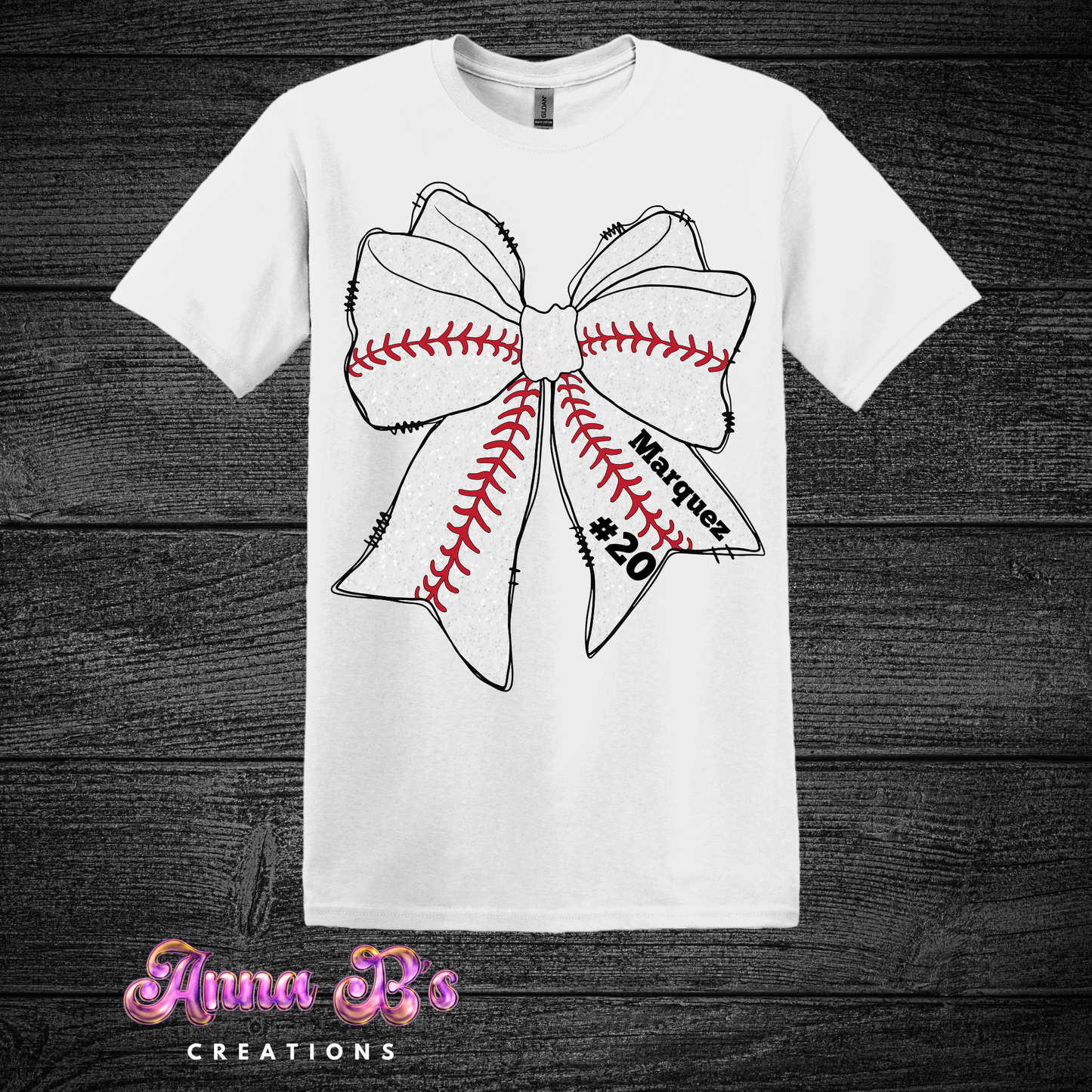 Baseball Bow Tee