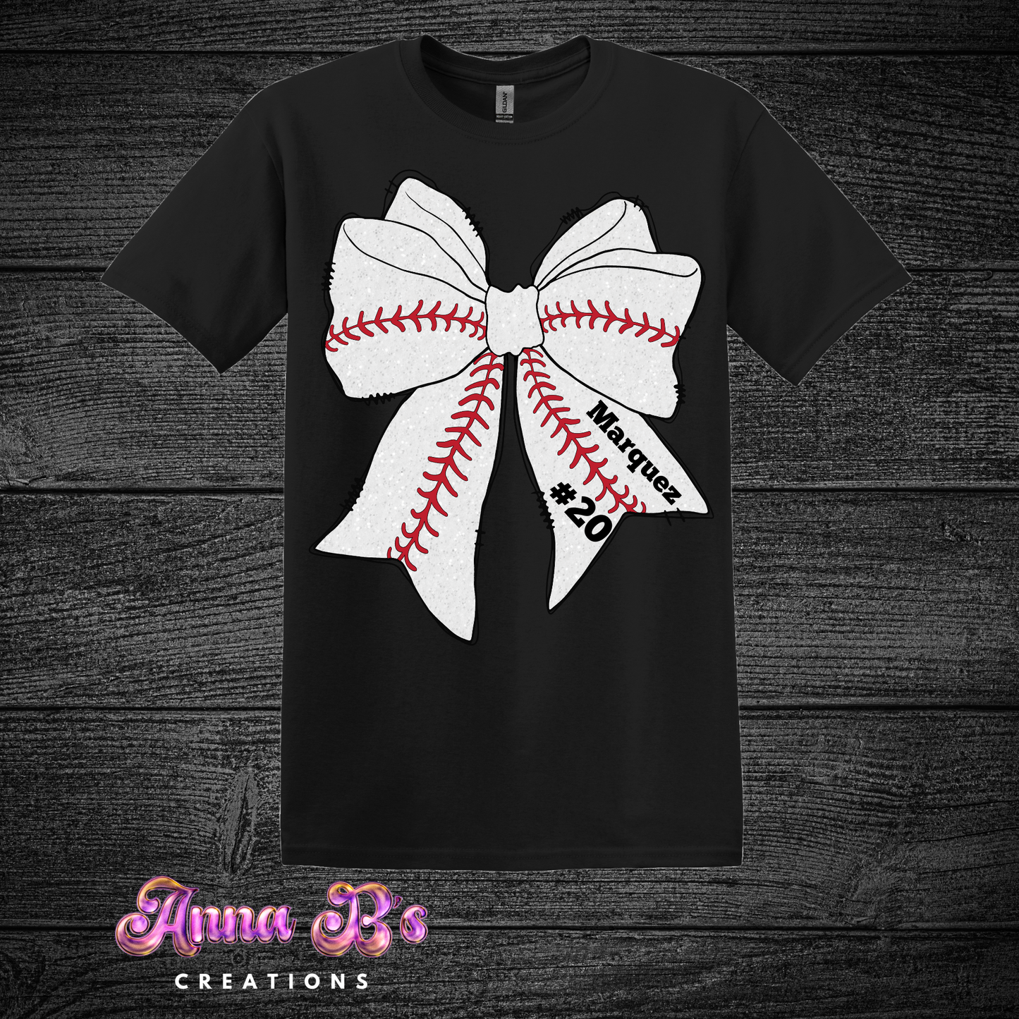 Baseball Bow Tee