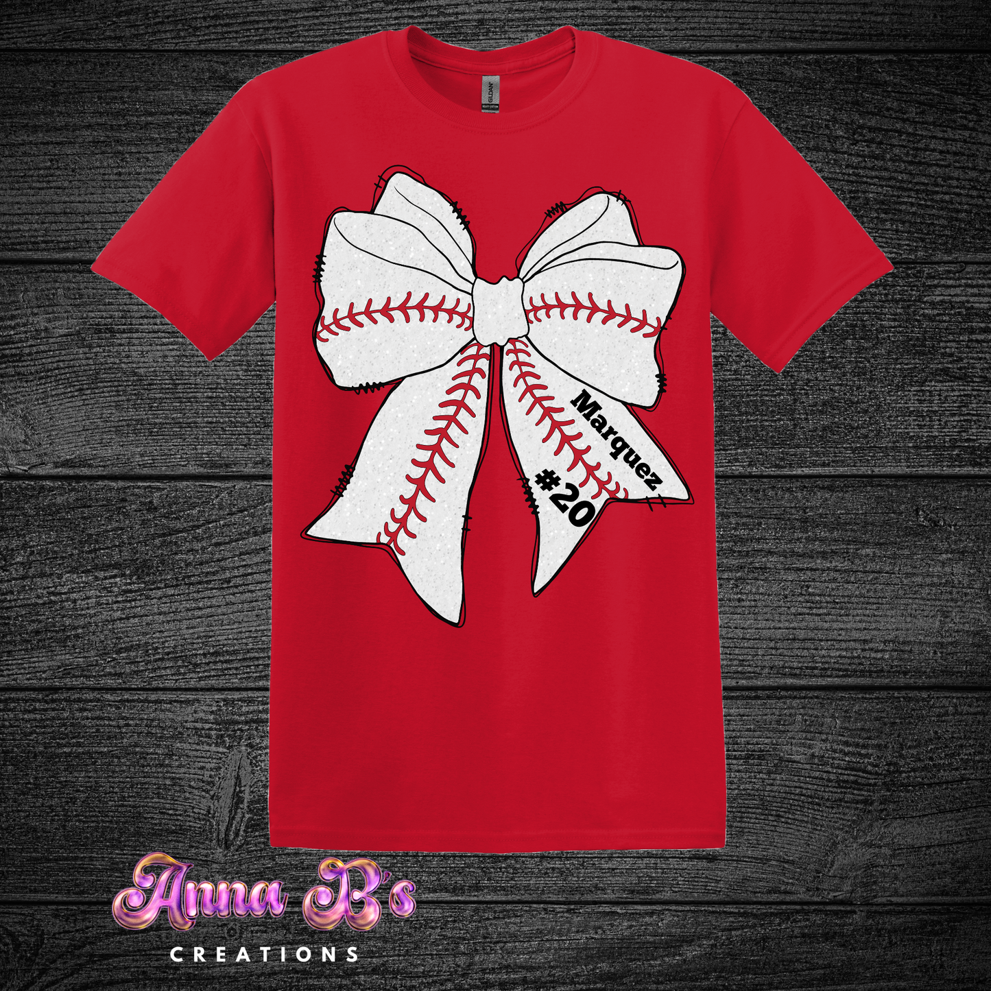 Baseball Bow Tee